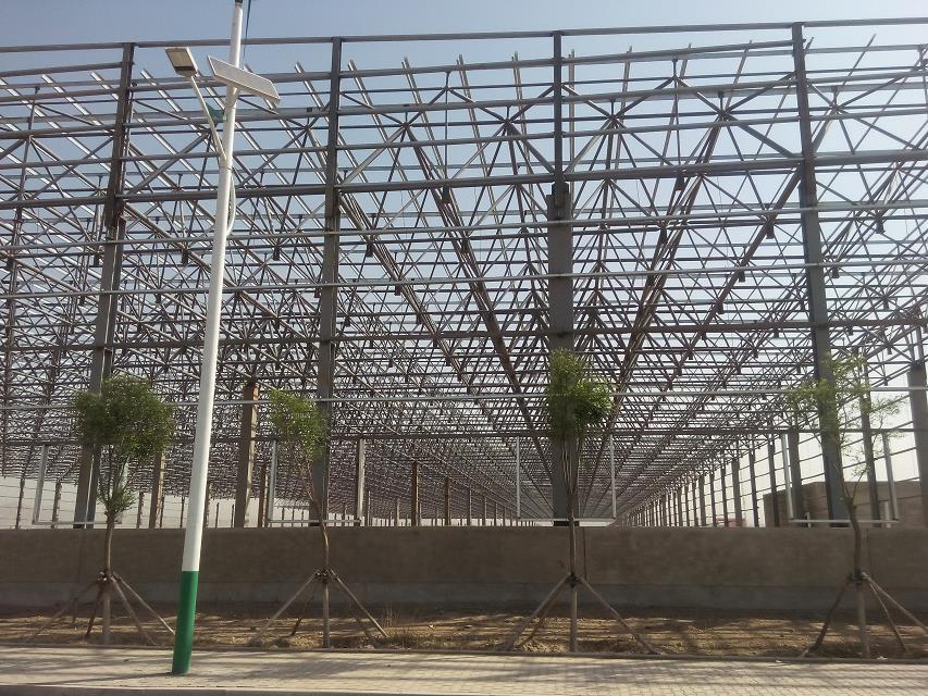 渭南汽车工业厂房网架